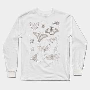 Butterflies, Beetles, and other Bugs Long Sleeve T-Shirt